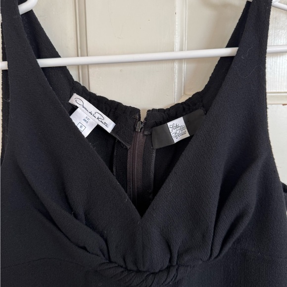 Oscar De La Renta Saks Fifth Avenue black wool dress size 10 - Picture 2 of 10